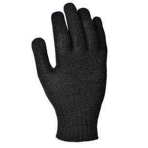 Робочі рукавички DOLONI 562 ДКГ Зірка чорна жовтий малюнок